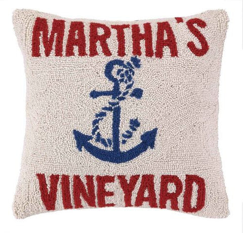 Anchored on Marthas Vineyard Pillow - SOLD OUT