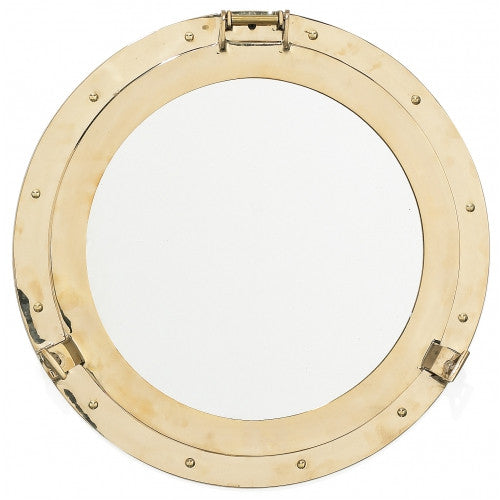 Brass Porthole Mirror