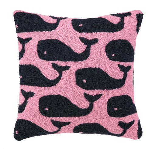 Whale Hook Pillow