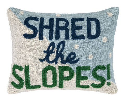 Shred the Slopes Hook Pillow -SOLD OUT