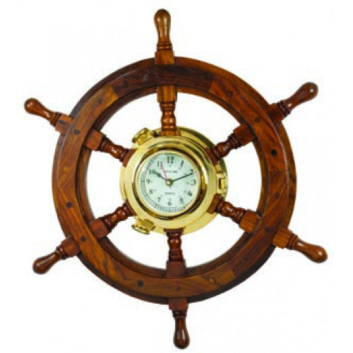 Ships Wheel Clock