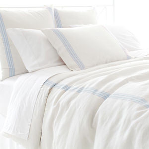 Varana Linen Duvet Cover - French Blue