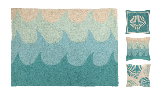 Waves Hook Rug