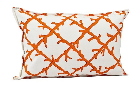 Coral Lattice Pillow - Rectangle SOLD OUT