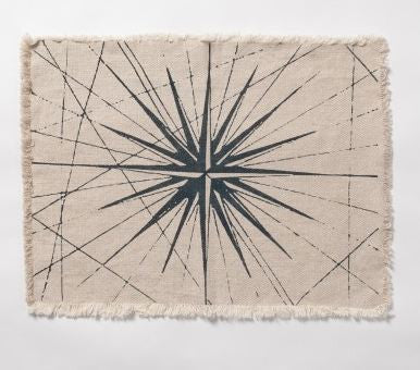 Compass Rose Linen Placemats