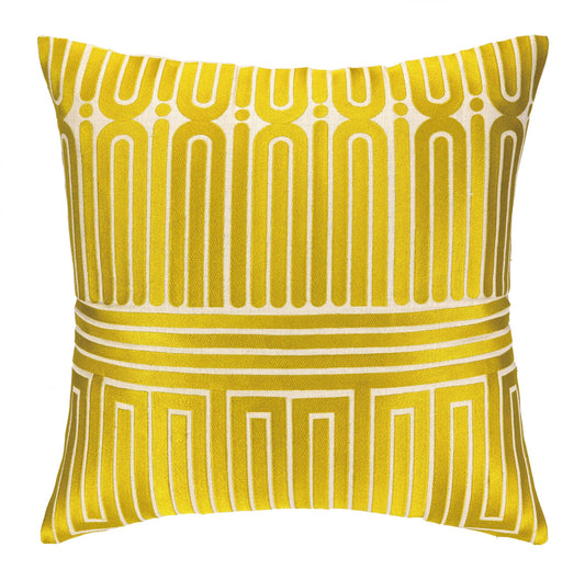 Trina Turk Garden Maze Pillow - Orange -SOLD OUT