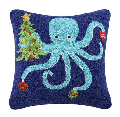 Crab Holding Holly Pillow - SOLD OUT!