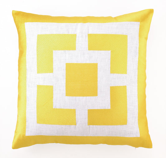 Trina Turk Palm Springs Blocks Pillow - Yellow