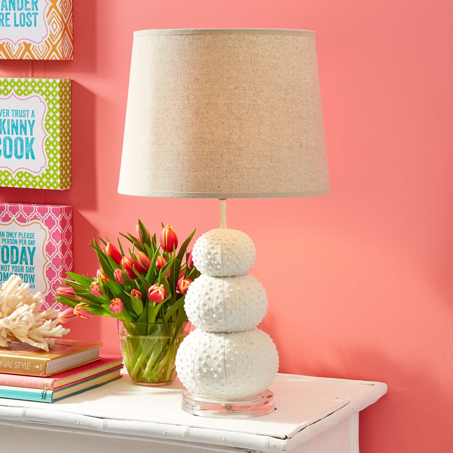 Sea Urchin Lamp - Set of 2 -SOLD OUT!