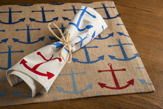 Blue Anchor Placemats