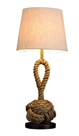 Pier Rope Monkeyfist Table Lamp