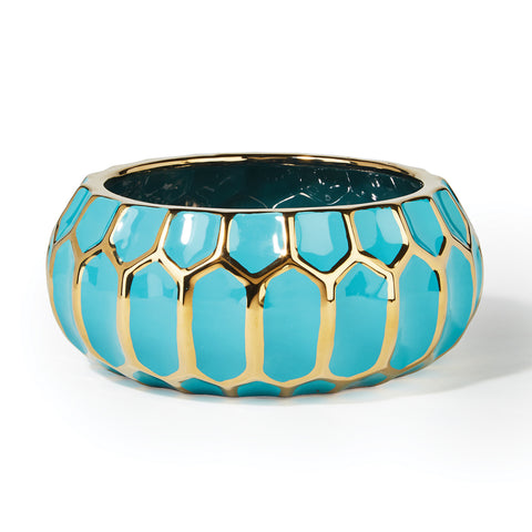 Turquoise and Gold Bowl
