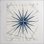 Compass Rose Linen Hand Towels