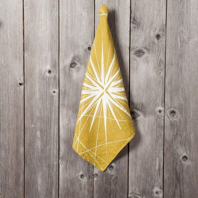 Compass Rose Linen Hand Towels
