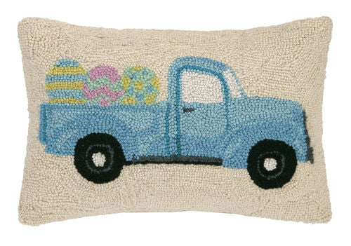 Easter Egg Truck Pillow