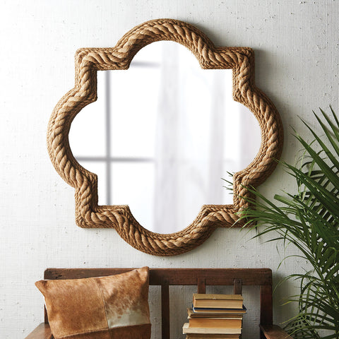 Quatrefoil Rope Mirror - Sold Out!