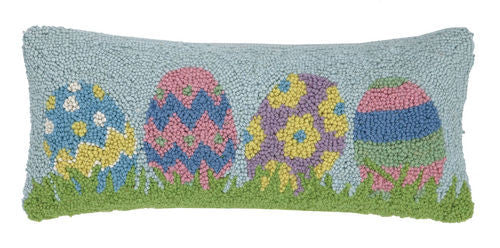 Four Easter Eggs Pillow - Oblong