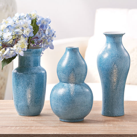 Shagreen Vases - Set of 3 - SOLD OUT