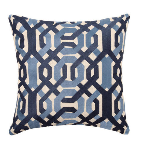 Galway Pillow - Slate Blue