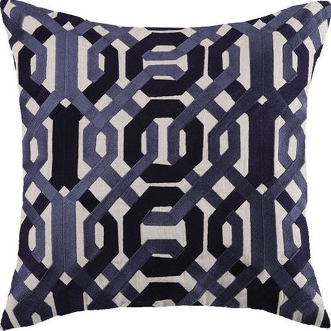 Galway Pillow - Slate Blue