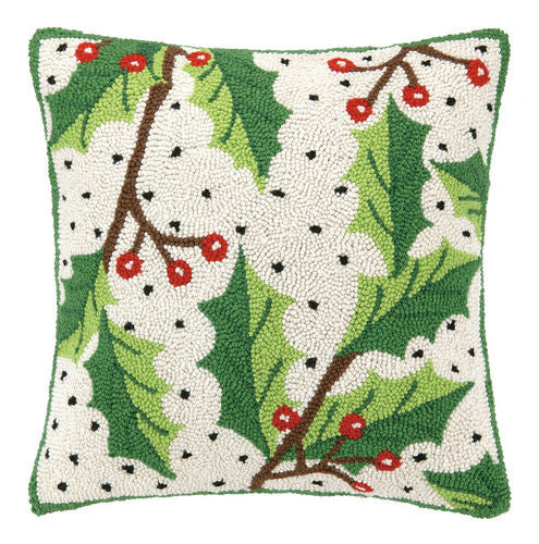 Holly Berry Hook Pillow