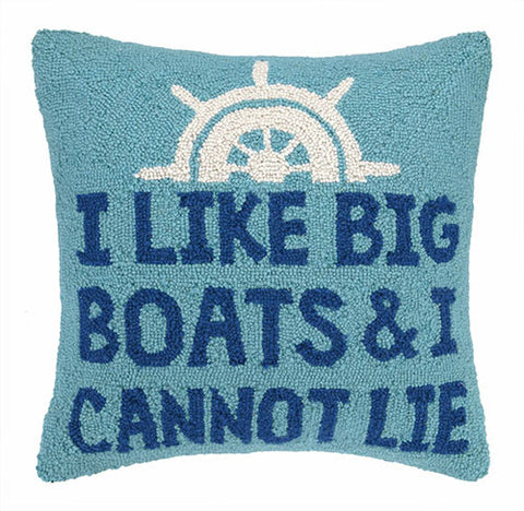I Like Big Boats Pillow -SOLD OUT!