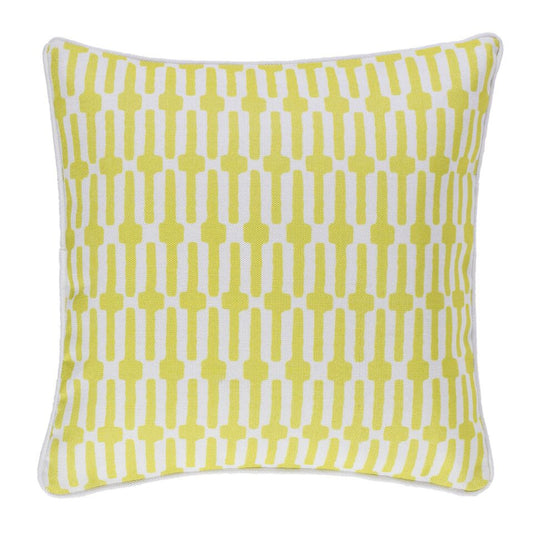 Links Indoor Outdoor Pillow - Chartreuse Yellow