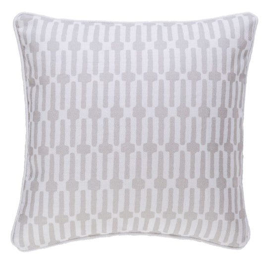 Links Indoor Outdoor Pillow - Pearl Grey