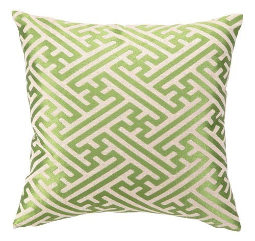 Cross Hatch Pillow - Teal Blue