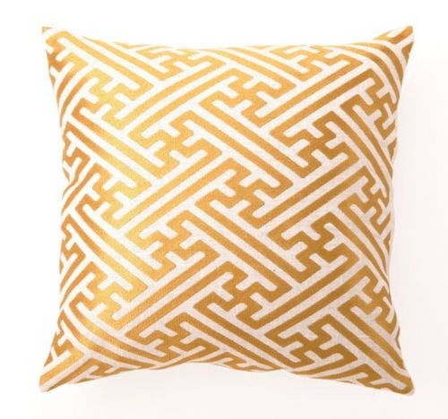 Cross Hatch Pillow - Teal Blue