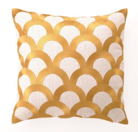 Scales Pillow - Citron Yellow - SOLD OUT