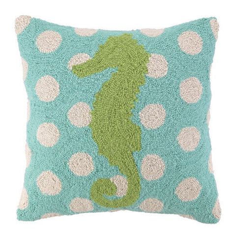 Sea Horse Hook Pillow - Polka Dot -SOLD OUT