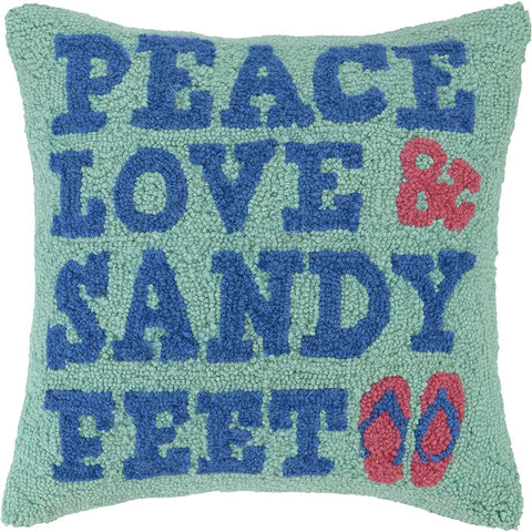 Sandy Toes & Salty Kisses Pillow