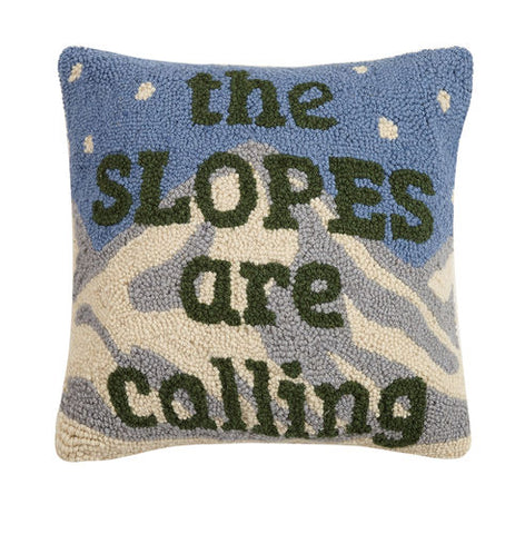 Slopes Are Calling Hook Pillow - SOLD OUT!