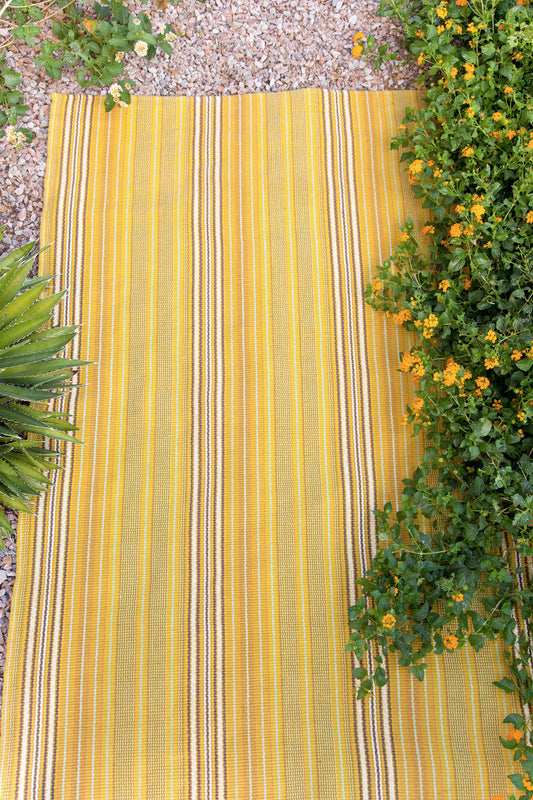 Sunflower Ticking Cotton Rug - SOLD OUT!