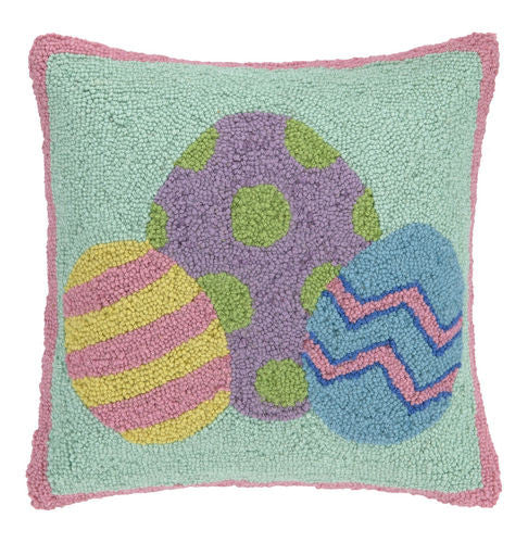 Three Easter Eggs Pillow