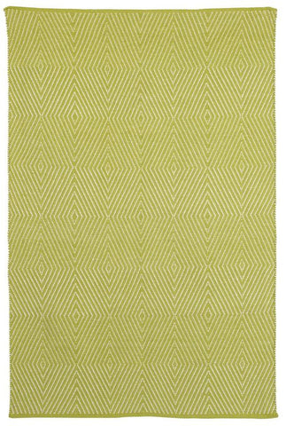 Zen Cotton Rug - Dark Citron and Bright White