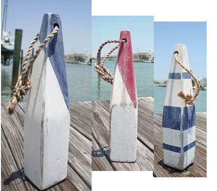 Tall Hand Painted Buoys