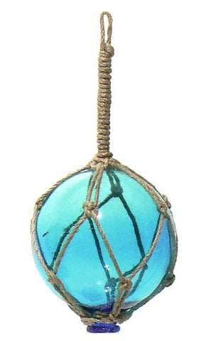 Nautical Glass Float - Turquoise