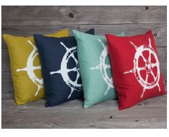 Ships Wheel Pillow