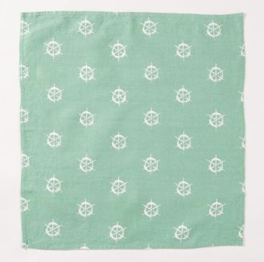 Ship's Wheel Linen Napkin -SOLD OUT