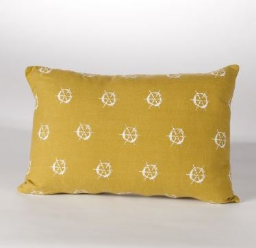 Ships Wheel Lumbar Pillow