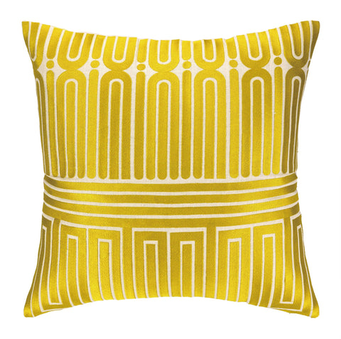 Trina Turk Garden Maze Pillow - Citron Yellow -SOLD OUT